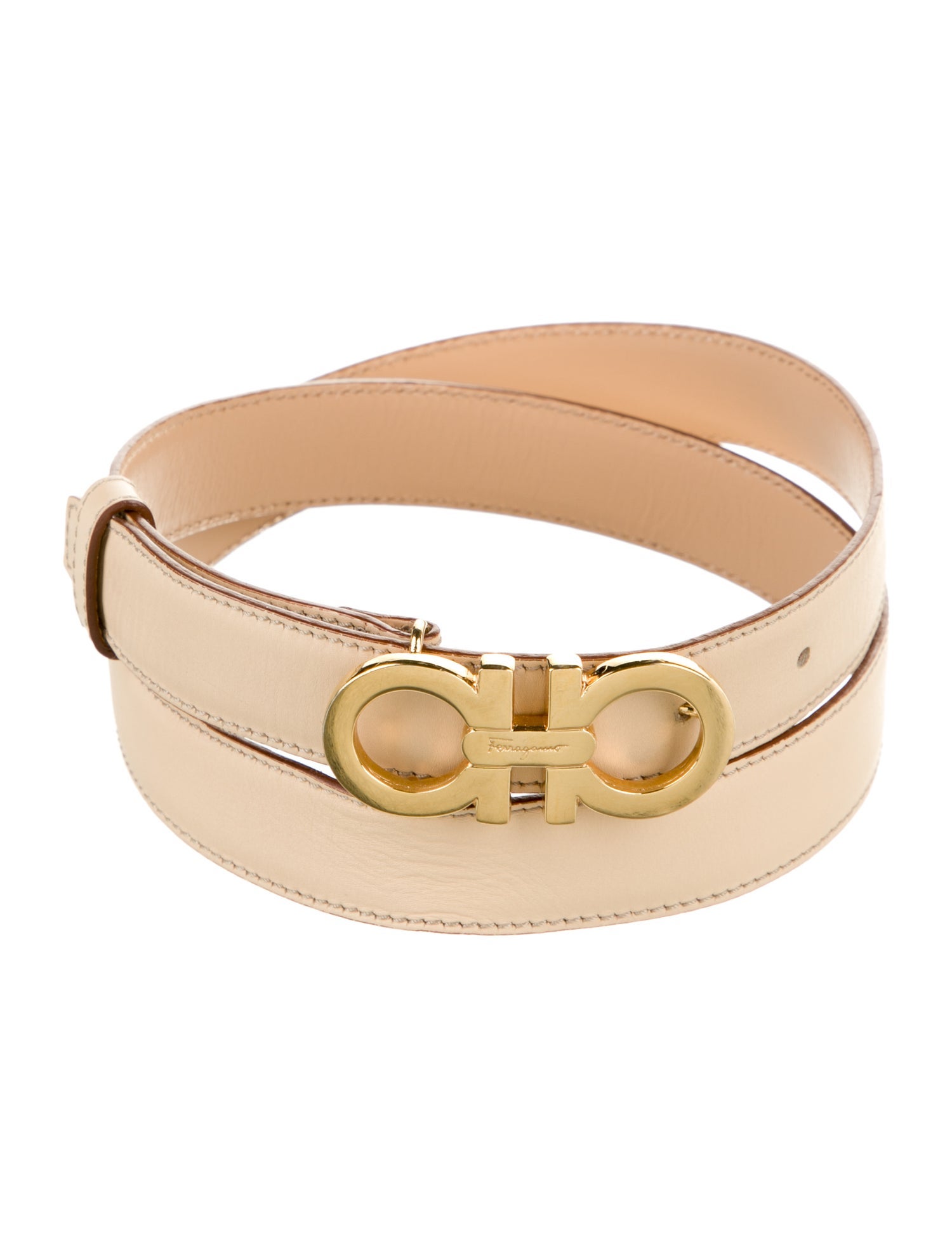 Ferragamo Skinny Leather Belt