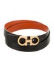Ferragamo Gancini Logo Skinny Belt