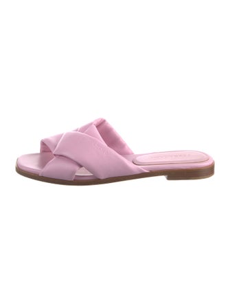 Ferragamo Leather Slides