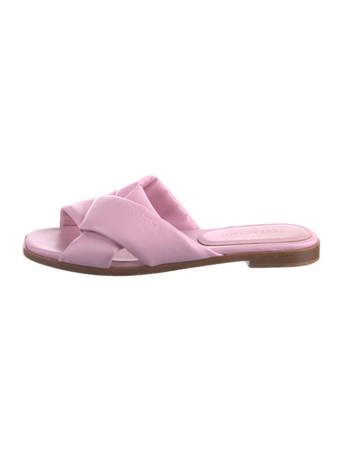 Ferragamo Leather Slides