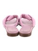 Ferragamo Leather Slides
