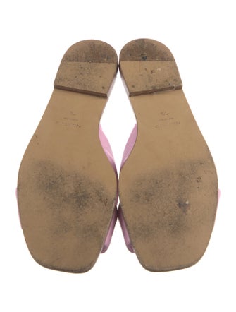 Ferragamo Leather Slides