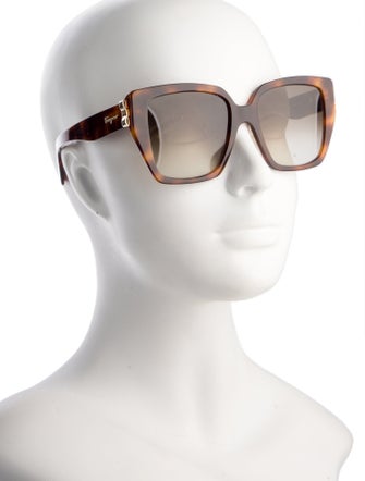 Salvatore Ferragamo Oversize Gradient Sunglasses