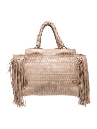 Ferragamo Leather Top Handle Bag