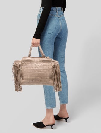 Ferragamo Leather Top Handle Bag