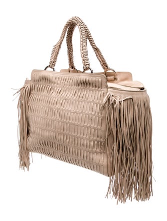 Ferragamo Leather Top Handle Bag