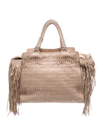 Ferragamo Leather Top Handle Bag