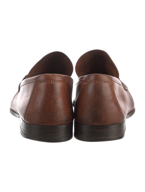 Ferragamo Gancini Logo Leather Loafers