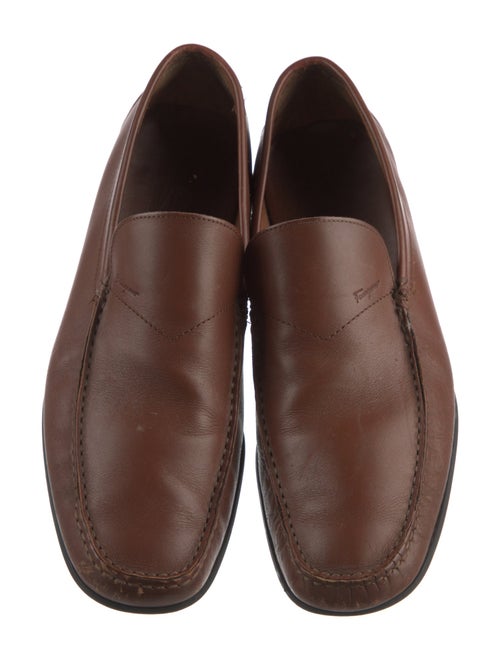 Ferragamo Horsebit Accent Leather Loafers