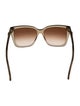 Ferragamo Oversize Gradient Sunglasses