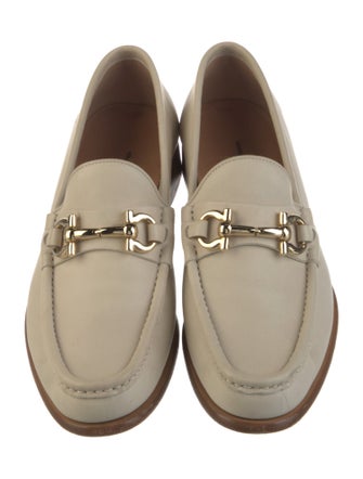Ferragamo Horsebit Accent Leather Loafers