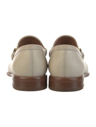 Ferragamo Horsebit Accent Leather Loafers