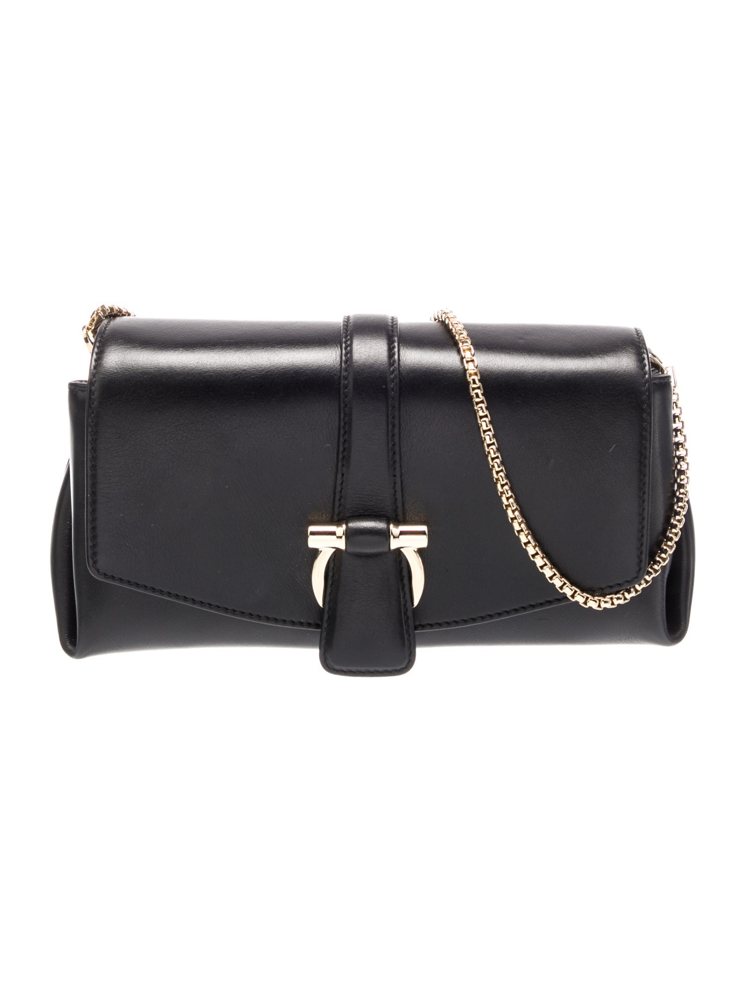 Ferragamo Leather F-Show Flap