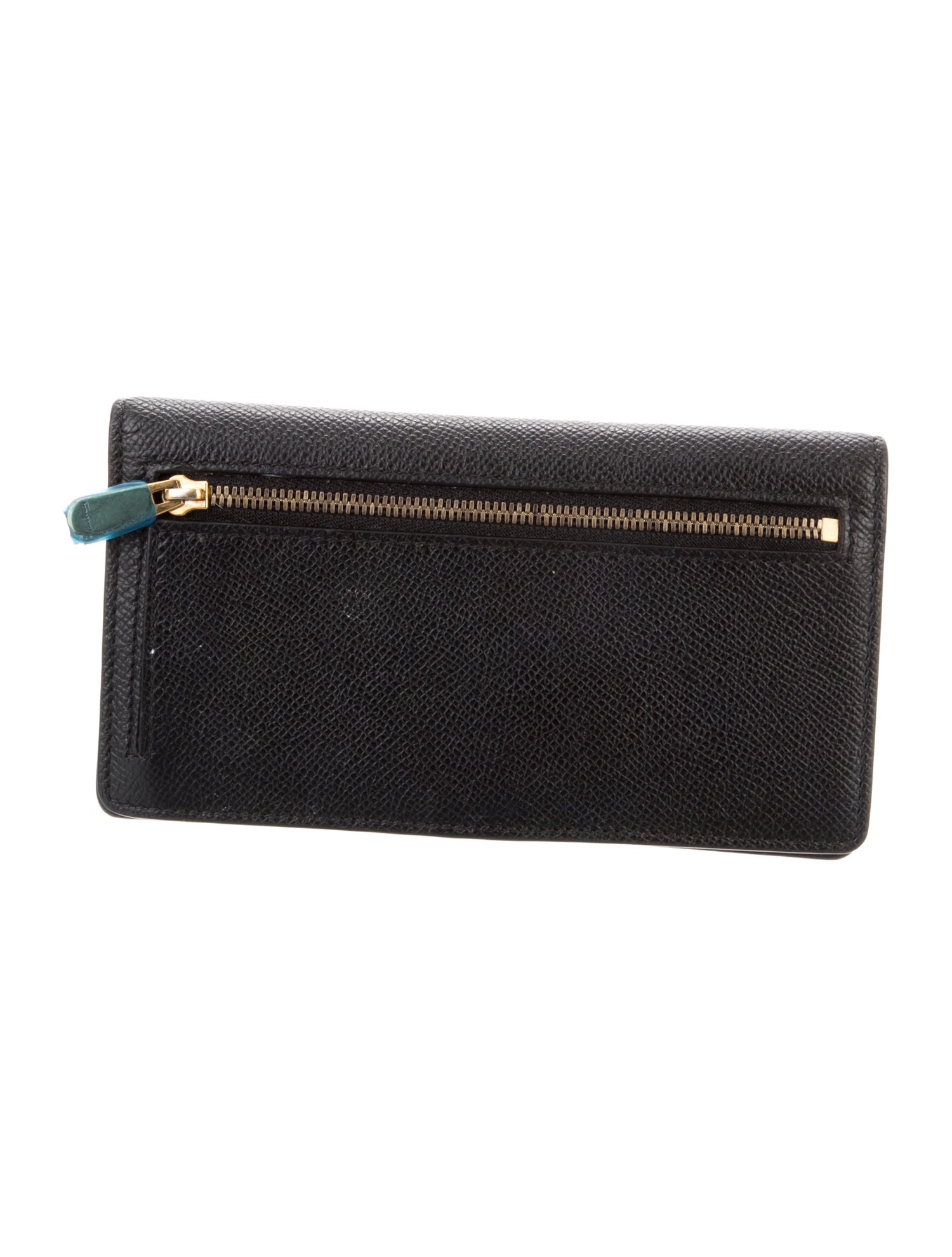Ferragamo Horsebit Accent Leather Card Holder