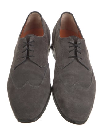Ferragamo Suede Derby Shoes