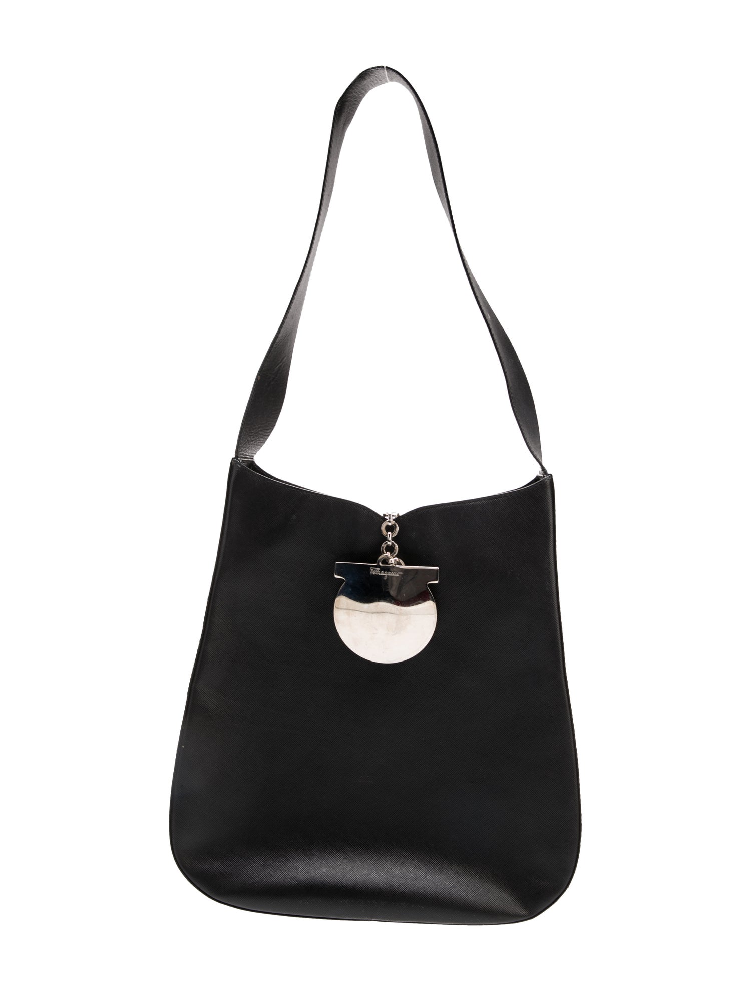 Ferragamo Saffiano Leather Shoulder Bag