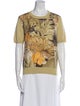 Ferragamo Virgin Wool Graphic Print T-Shirt
