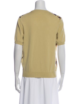 Ferragamo Virgin Wool Graphic Print T-Shirt