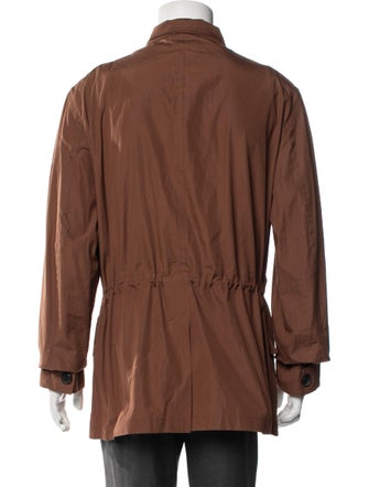 Ferragamo Colorblock Pattern Utility Jacket