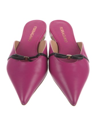 Ferragamo Leather Mules