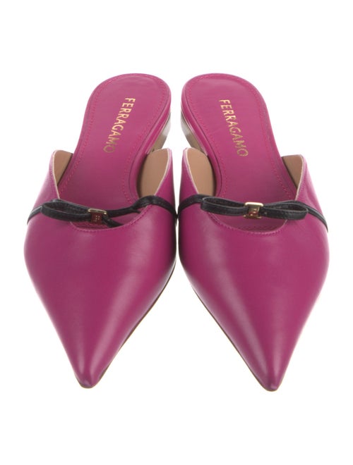 Ferragamo Leather Mules