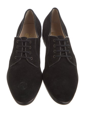 Ferragamo Suede Oxfords