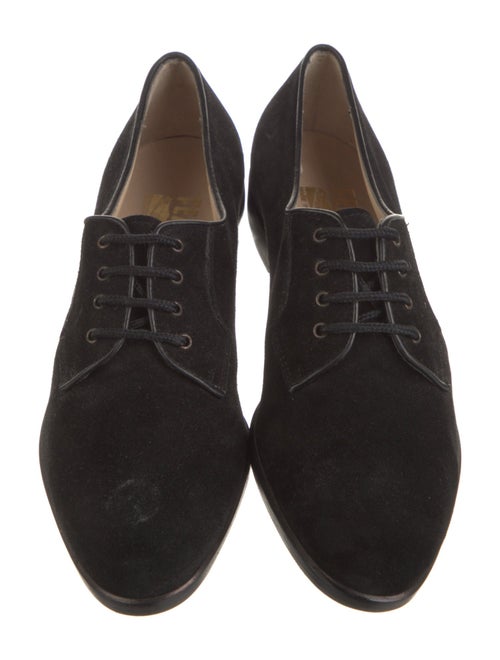 Ferragamo Suede Oxfords