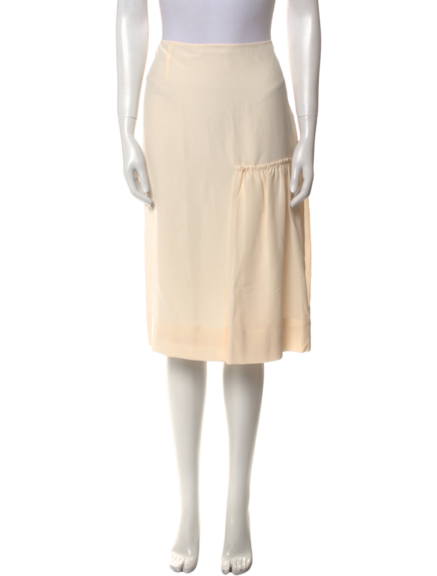 Ferragamo Silk Knee-Length Skirt w/ Tags