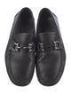 Ferragamo Gancini Logo Leather Drivers