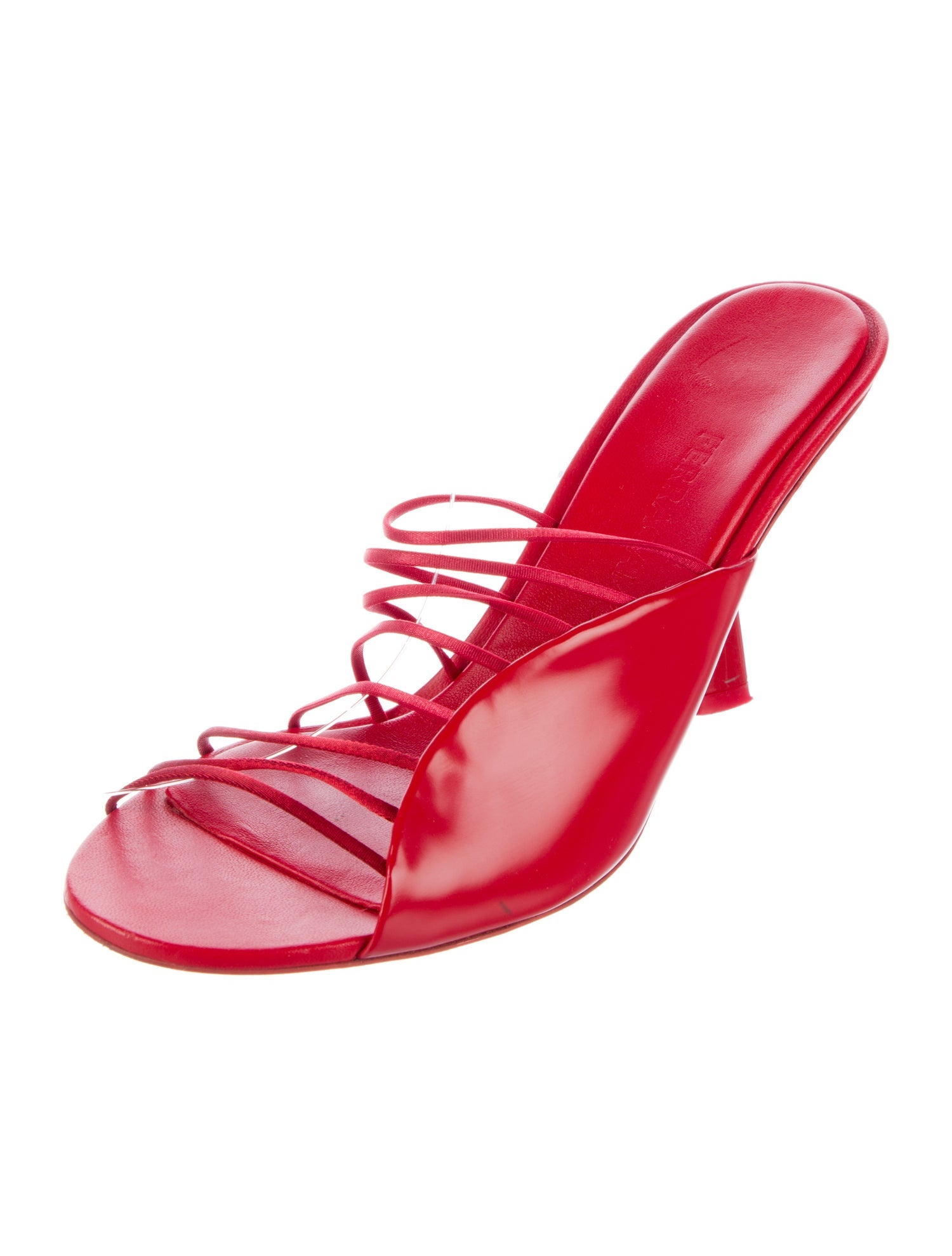 Ferragamo Leather Slides