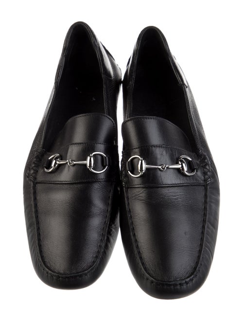 Ferragamo Gancini Logo Leather Drivers