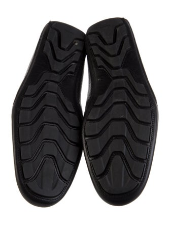 Ferragamo Gancini Logo Leather Drivers