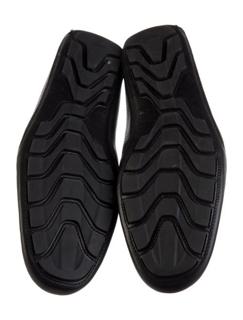 Ferragamo Gancini Logo Leather Drivers