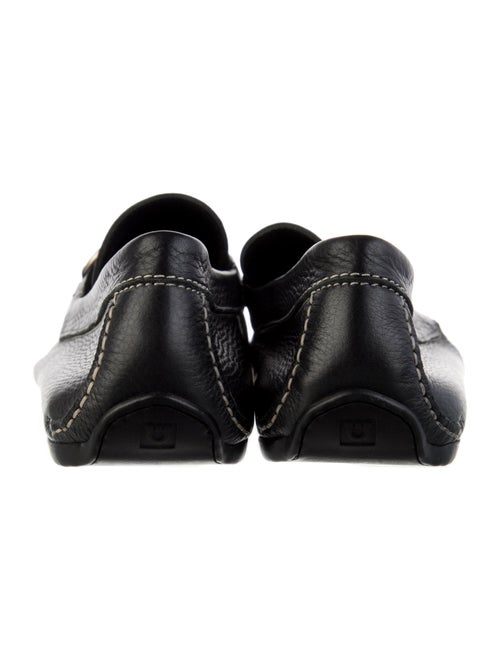 Ferragamo Gancio Logo Leather Drivers