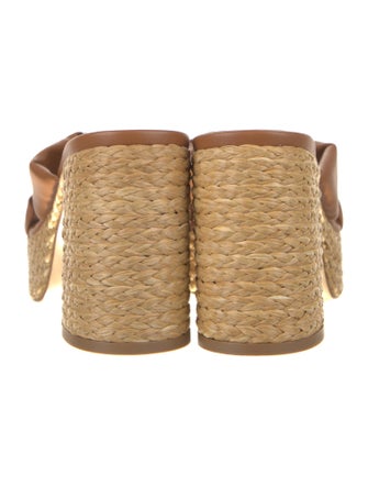 Ferragamo Leather Slides