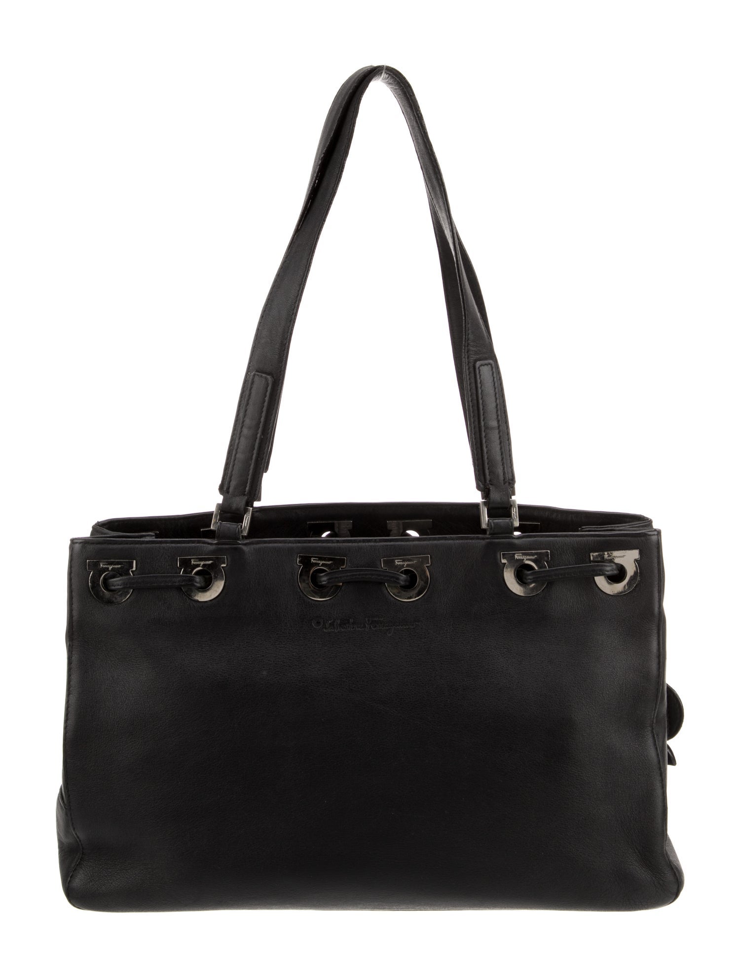 Ferragamo Leather Shoulder Bag