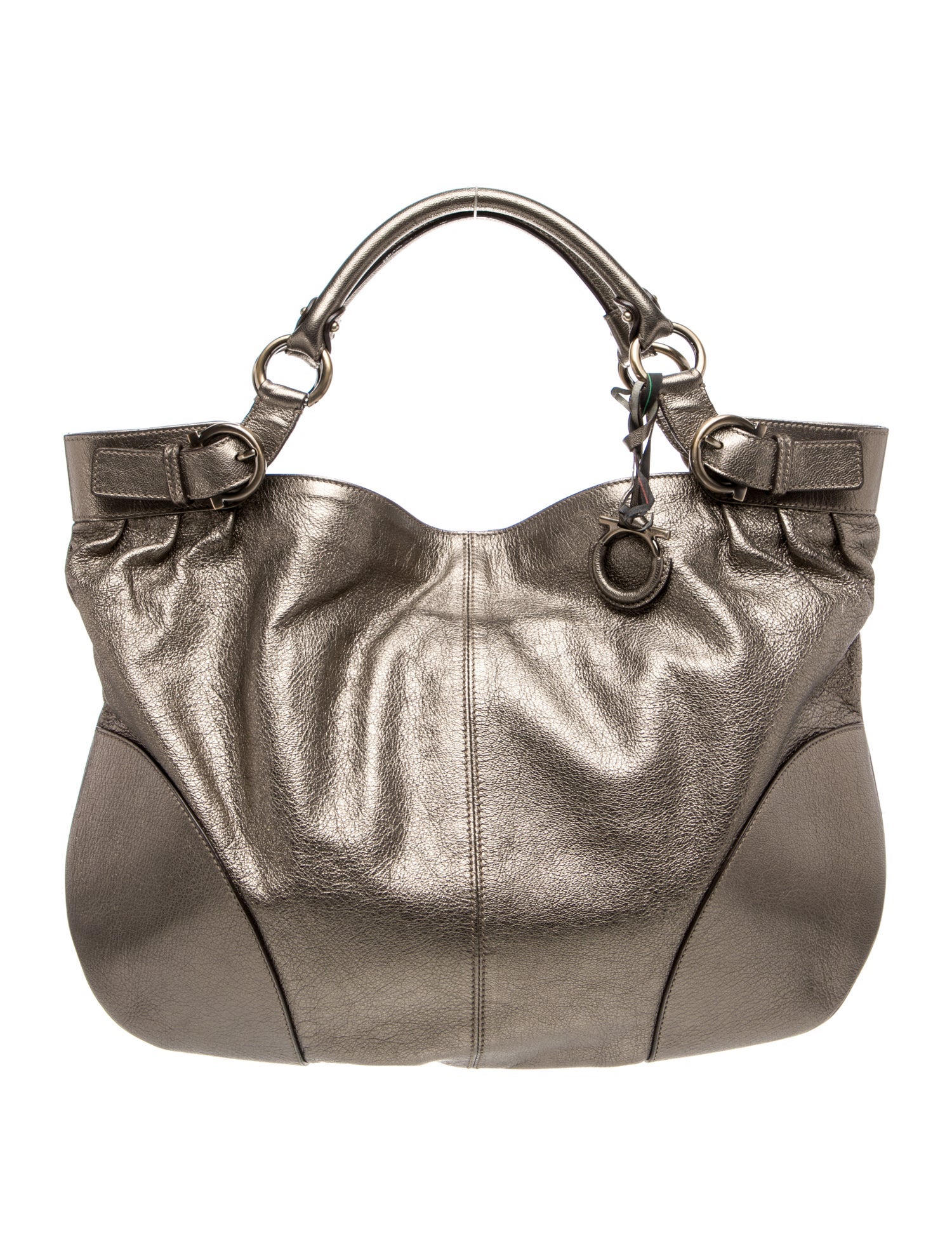 Ferragamo Leather Top Handle Bag