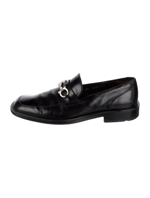 Ferragamo Leather Monk Straps