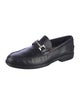 Ferragamo Gancini Logo Leather Dress Loafers