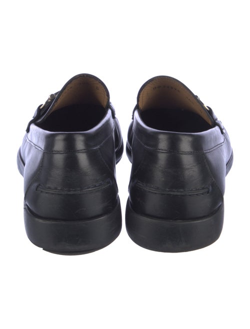 Ferragamo Gancini Logo Leather Dress Loafers