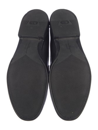 Ferragamo Gancini Logo Leather Dress Loafers