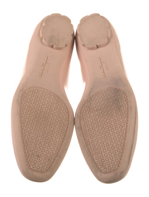 Salvatore Ferragamo Gancini Logo Patent Leather Ballet Flats