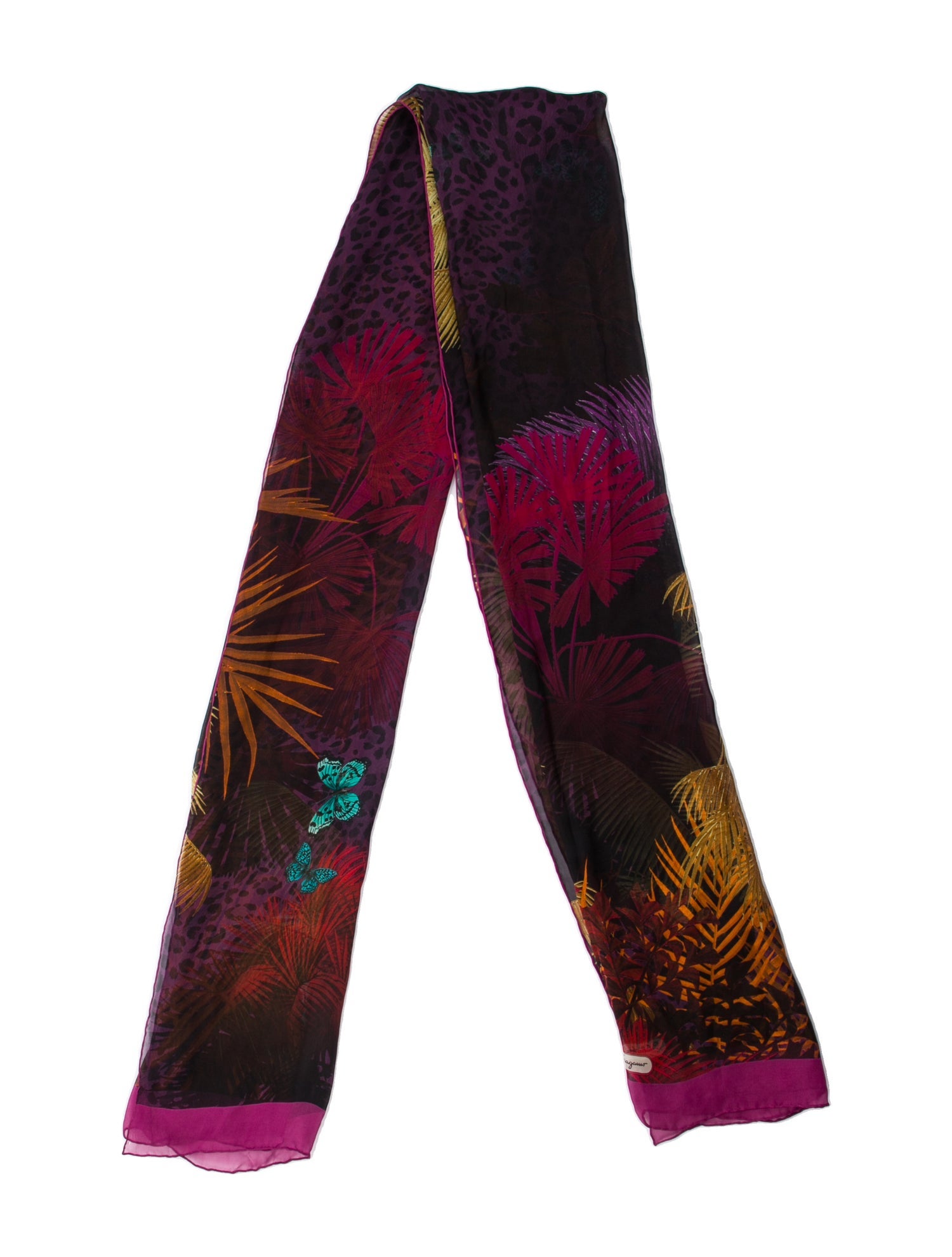 Ferragamo Silk Printed Scarf