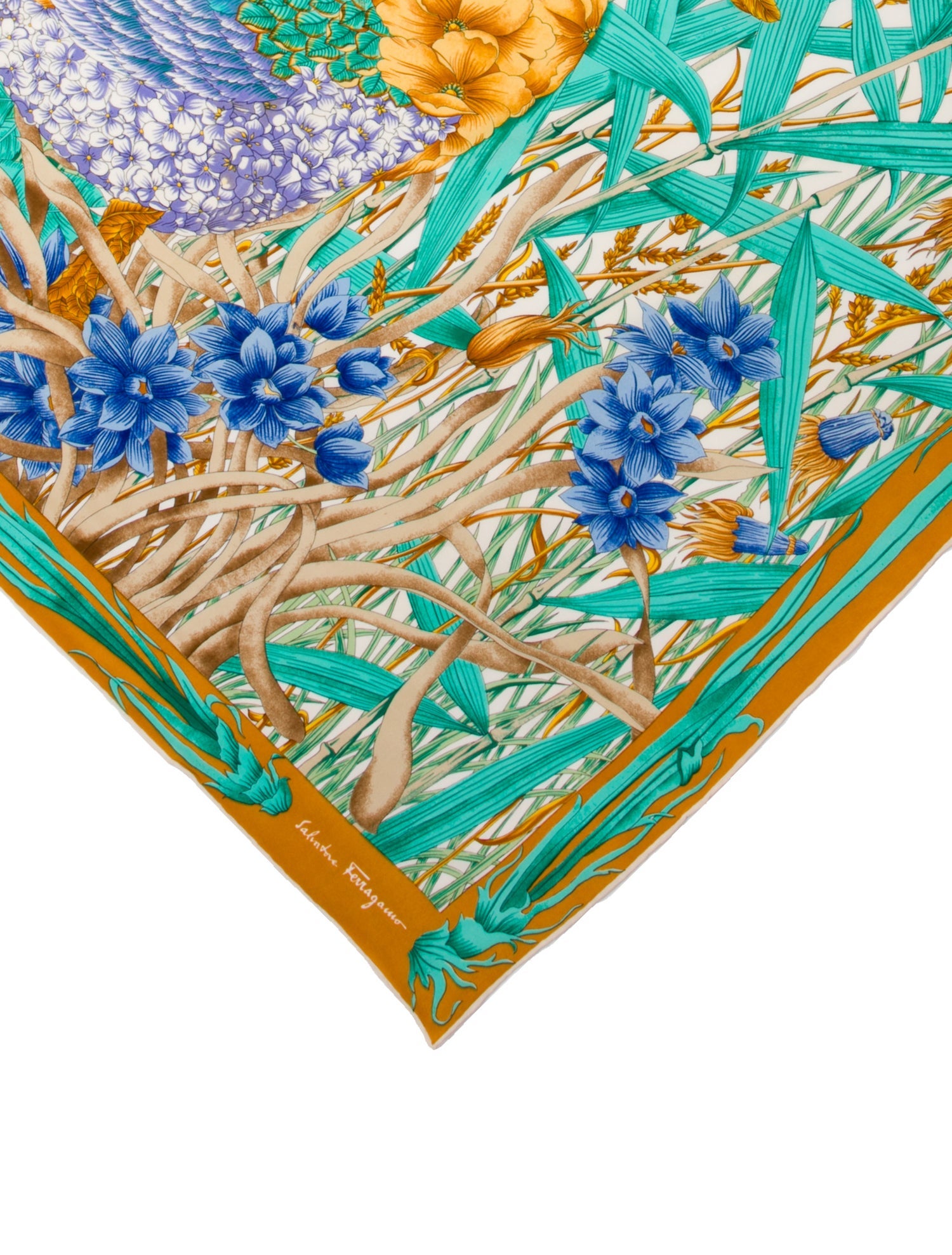 Ferragamo Silk Printed Scarf