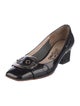 Ferragamo Vara Bow Accent Patent Leather Pumps