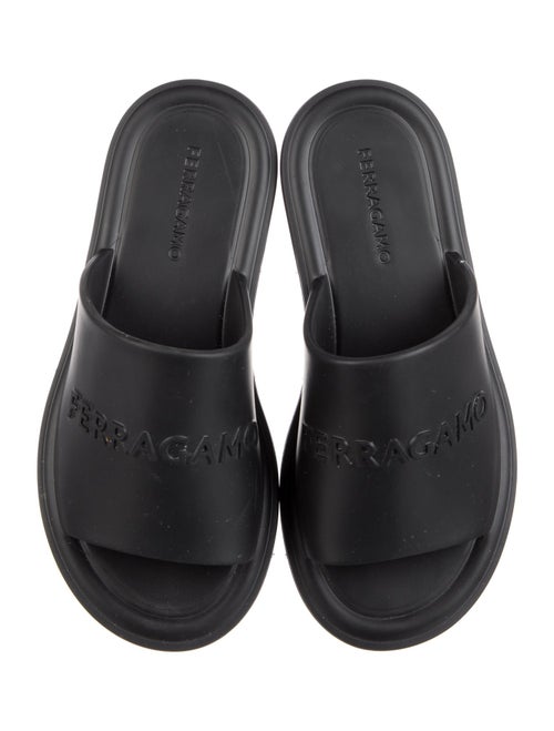 Ferragamo Leather Slides