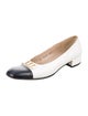 Ferragamo Gancini Logo Leather Ballet Flats