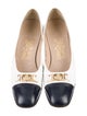 Ferragamo Gancini Logo Leather Ballet Flats