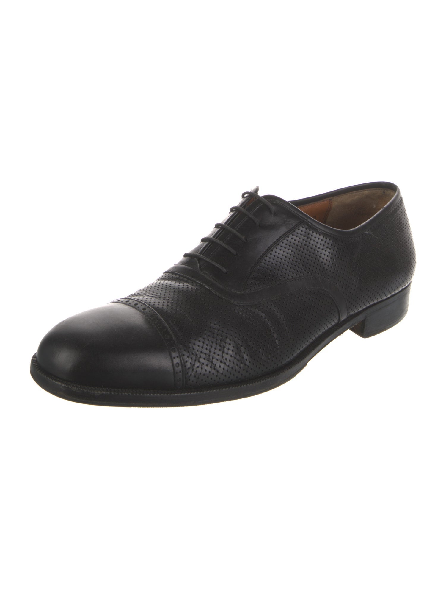 Ferragamo Leather Oxfords