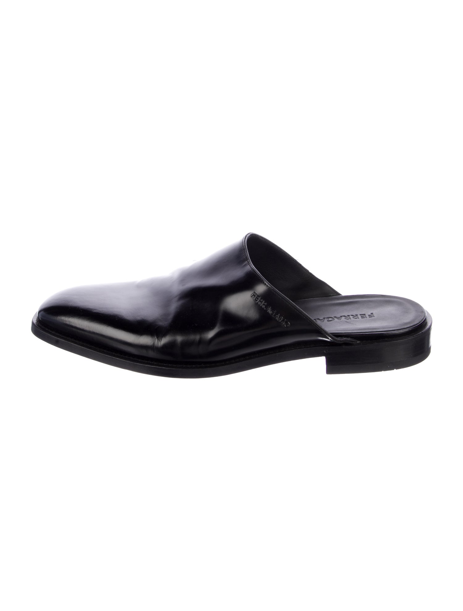 Ferragamo Leather Slippers